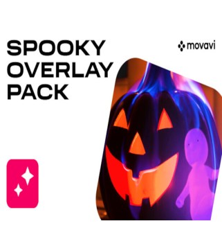 Movavi Video Editor Plus 2022 - Spooky Overlay Pack DLC Steam Key GLOBAL